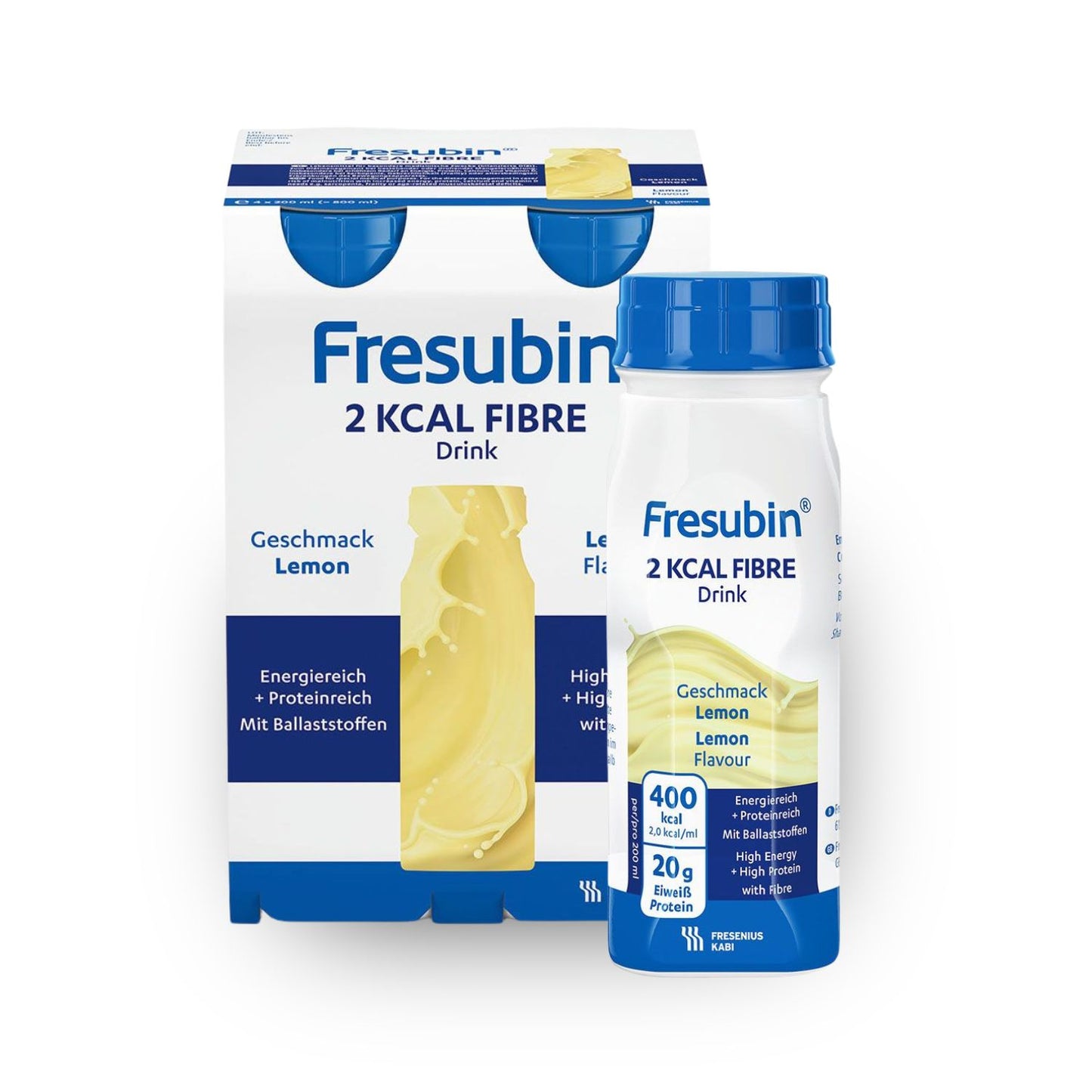 Fresubin 2 kcal Fiber Drink 4 x 200 ml | Pack (4 bottles)