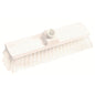 Die BESEN, PBT WEICH 300X70X50MM, GESCHLITZT von Haug Bürsten KG verfügt über einen weißen, rechteckigen Scheuerkopf mit geschlitzten Borsten und zentralem Griffloch. Die weichen, geschlitzten Borsten sind ideal für die schonende Reinigung von empfindlichen Oberflächen.