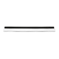 The REPLACEMENT RUBBER SEAL, single-lip, food-grade (420x20x22mm) from Haug Bürsten KG is characterized by a single white, rectangular strip with a narrow black rubber gasket running down the center.