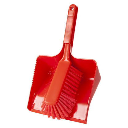The KEHRGARNITUR, UNSLOTTED, Ø0.25MM, SOFT, 350MM from Haug Bürsten KG features a brush with soft bristles and matching ergonomic handles - perfect for effective floor cleaning.