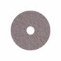 The Arcora Crystallization Pad for Marble and Stone Surfaces by Arcora International GmbH is a gray, textured 17" (432 mm) disc with a center hole, suitable for machines up to 175 RPM, depicted on a white background. The package contains 5 pieces.