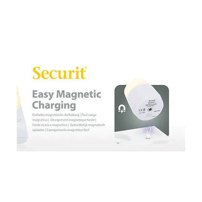 Papstar Securit® 12 LED-Teelichter inkl. Ladestation Ø 4 cm · 5 cm "Amsterdam" Leuchtdauer 12-40h