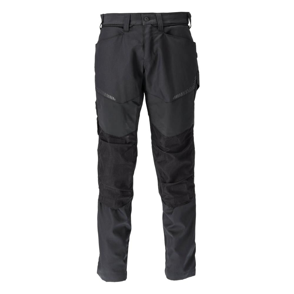 Hose mit Knietaschen Hose, schwarz