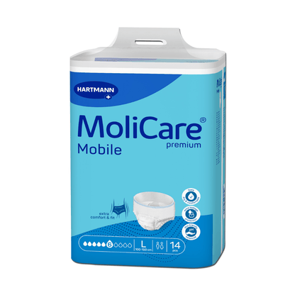MoliCare® Premium Mobile Incontinence Pants, 6 Drops – Severe Incontinence