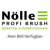 Logo for Nölle Profi Brush Bürsten- & Pinseltechnik e.K. with "No image available" below it, meaning there is no image for the double-sided hand-washing brush, 10 cm, white PP, stiff | 1 piece—ideal for tough cleaning tasks.