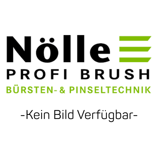 Das Bild zeigt das Nölle Profi Brush Bürsten- & Pinseltechnik e.K. Logo, grüne und schwarze Schrift und "Kein Bild Verfügbar" für den gebogener Schaufelstiel 41x1300 mm, Esche Holz | 1 Stück.
