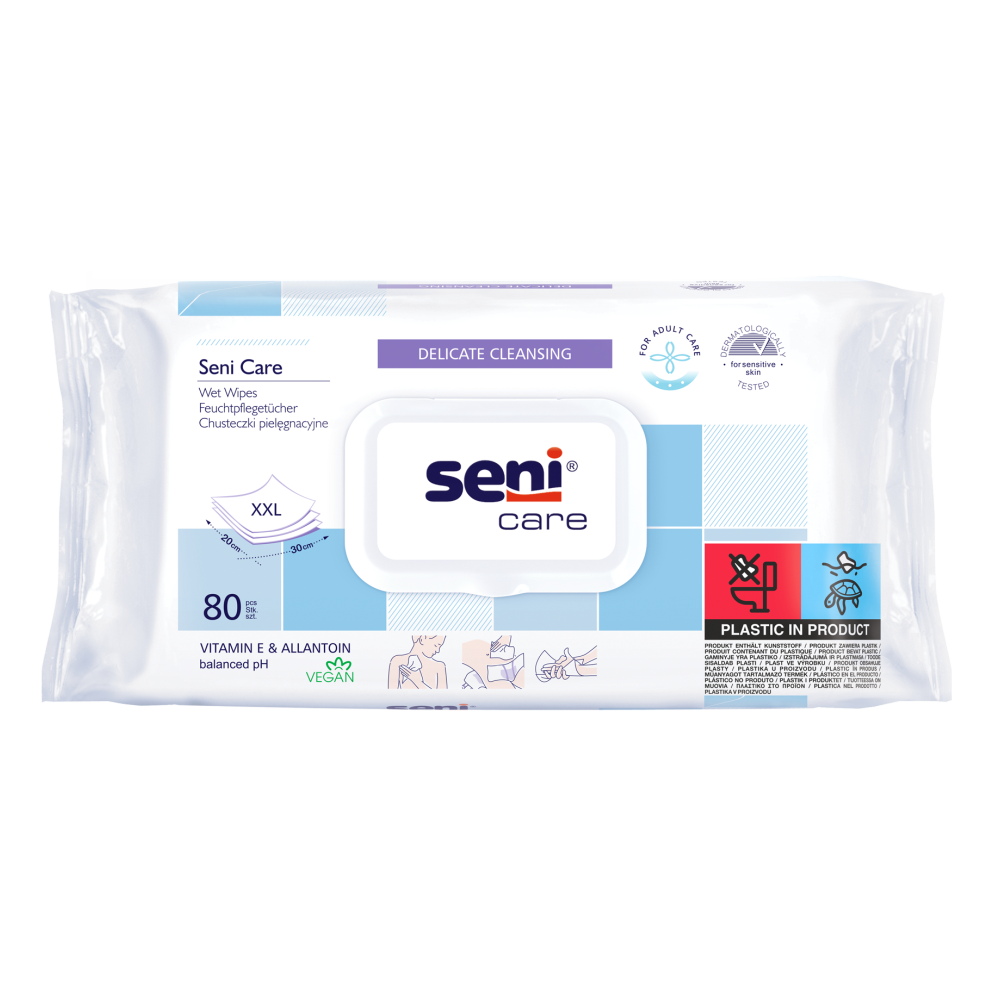Seni Care Wet Wipes Soft | Pack (80 pieces)
