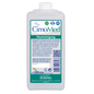 Eine 1000 ml weiße Kunststoffflasche Dr. Schnell CIMOMED Handwaschgel, duft- und farbstofffrei, für Hautreinigung von DR.SCHNELL GmbH & Co. KGaA, ideal für empfindliche Haut mit blau/grünem Etikett, QR-Code, Zertifizierungen & deutscher Anleitung.