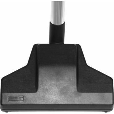 A close-up of the Arcora International GmbH Arcora M 5 and Pro1.1 turbo nozzle | 1 piece vacuum cleaner floor attachment with metal handle, highlighting the powerful cleaning performance, isolated on a white background.