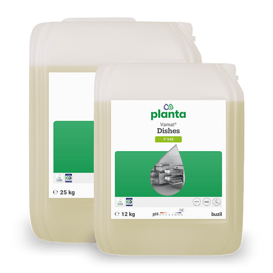 Vamat® Dishes P948 Ecological, liquid glass and dishwashing detergent, alkaline | Canister (25 l) 