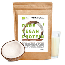 Organic vegan protein powder coconut without soy