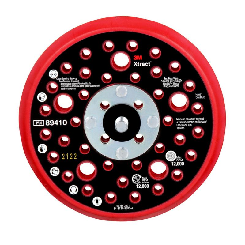3M™ Xtract™ Hookit™ Stützteller hart-rot