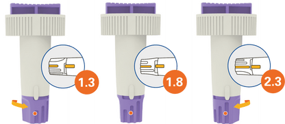 Alphacheck TRI Sicherheitslanzetten 23G | Packung (100 Stück)