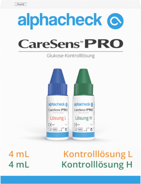 CareSens Pro Kontrolllösung H | Flasche (4 ml)