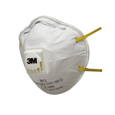 3M™ Partikelmaske FFP1, mit Ventil, 8812 | Karton (24 Packungen)
