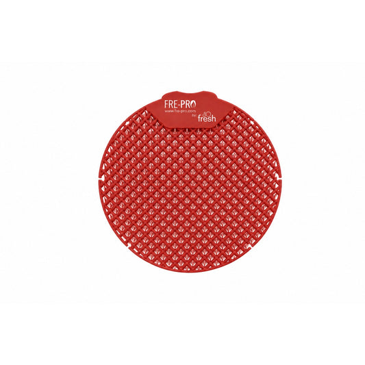 FRE-PRO Fresh Guard Scented Vinyl Urinal Strainer, Cherry on Both Sides