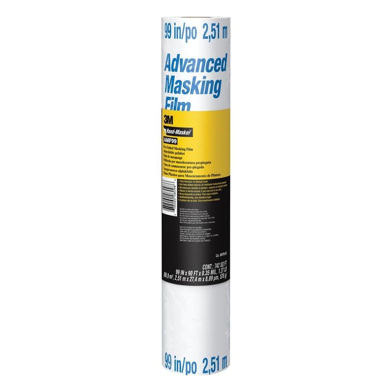 3M™ Hand-Masker™ Masking Film, AMF99-8G; 8' x 90', 1 roll/pack | Pack (1 roll)