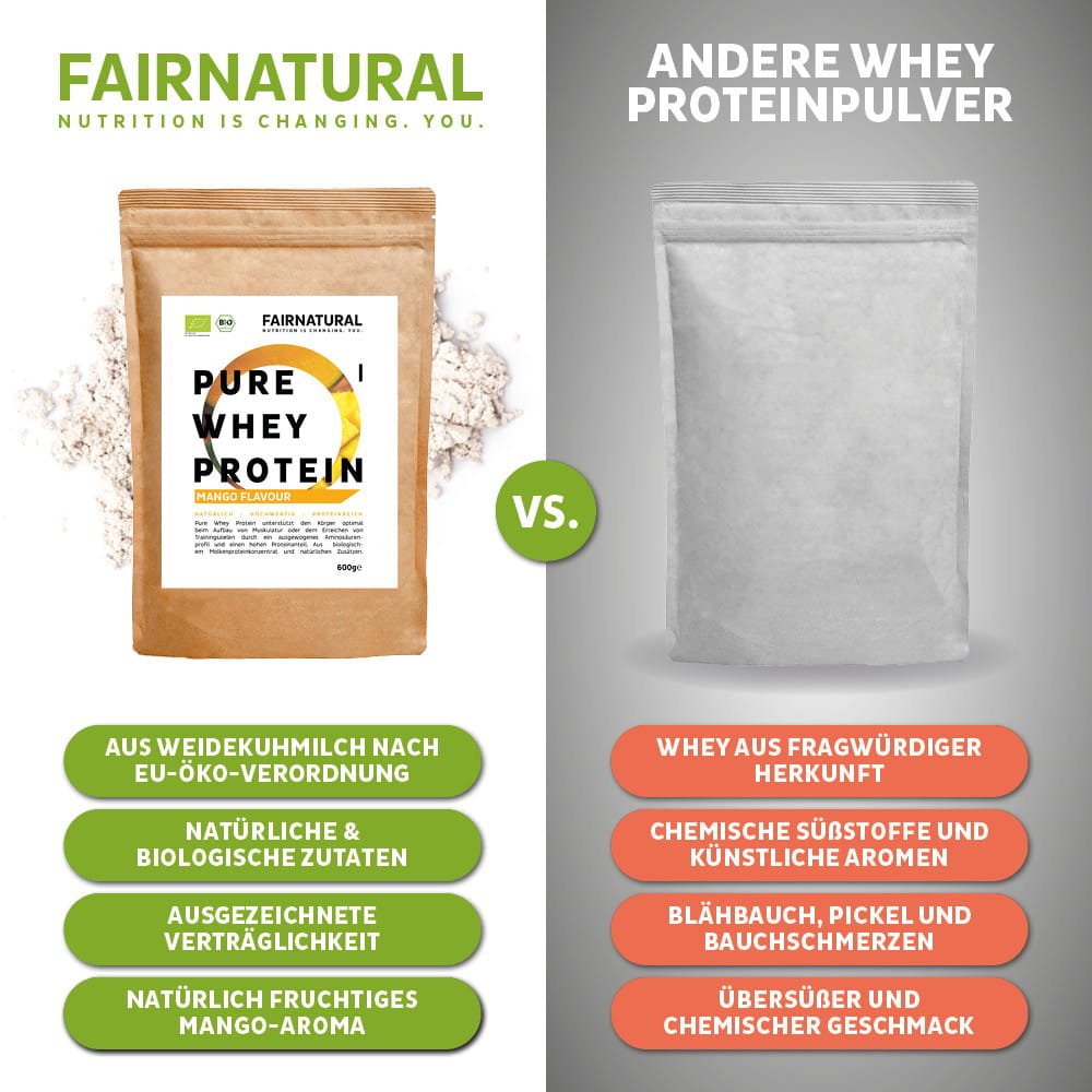 Organic Whey Protein Powder Mango