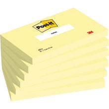 Post-it® Notes, Canary Yellow, 76 mm x 127 mm, 100 sheets/pad, 6 pads/pack, 100% PEFC, SGSCH-PEFC-COC-110078 | Pack (6 pieces)