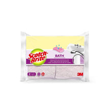 Scotch-Brite® Bath Naturfaser-Reinigungsschwamm für das Bad, 2 Stück | Packung (2 Stück)