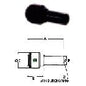 servomat Ersatzteil Einsteck-Reduzier-Verbinder 8 mm - 6 mm – Teilenr. JGPM060806E
