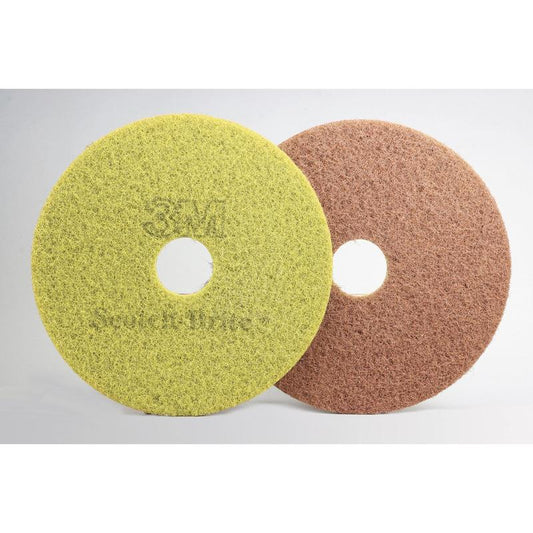 3M™ Scotch-Brite™ Diamant Maschinenpad Ocker - Bodenreinigungspads