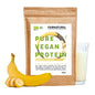 Organic vegan protein powder banana without soy