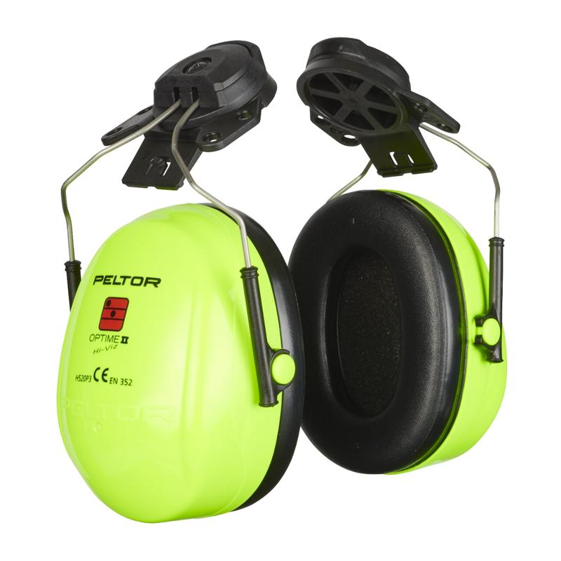 3M™ PELTOR™ Optime™ II Kapselgehörschützer, Warnfarbe, Helmbefestigung, H520P3E-467-GB | Packung (1 Stück)